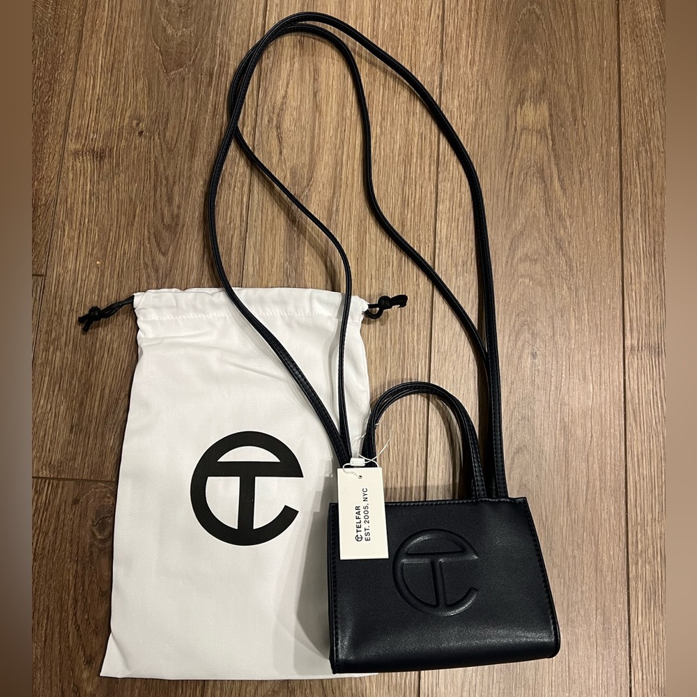 BNIB Navy Blue Telfar Small Bag